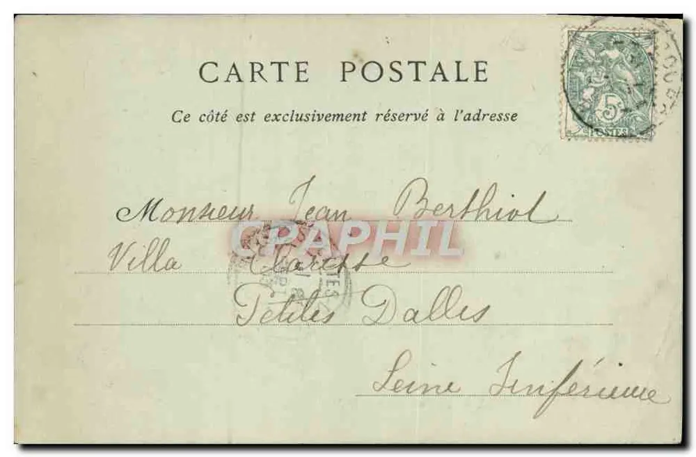 Cabourg — La Promenade de la Mer — Colección Amitié's L. Cordeau ND. Fot. - Reverso
