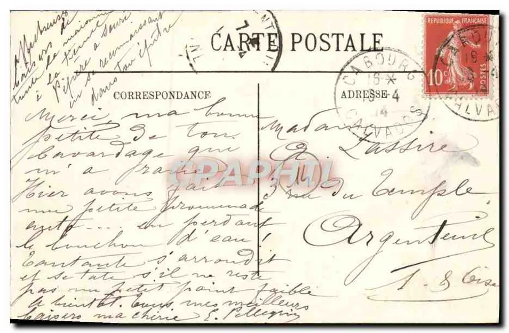 Cabourg — A Terrasse do Kursaal — LL. n°26 - Verso