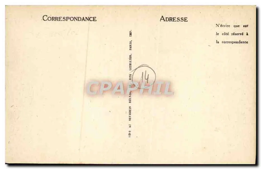Cabourg - Das Hotel der Herzöge von Normandie und die Digue - LL - Rückseite