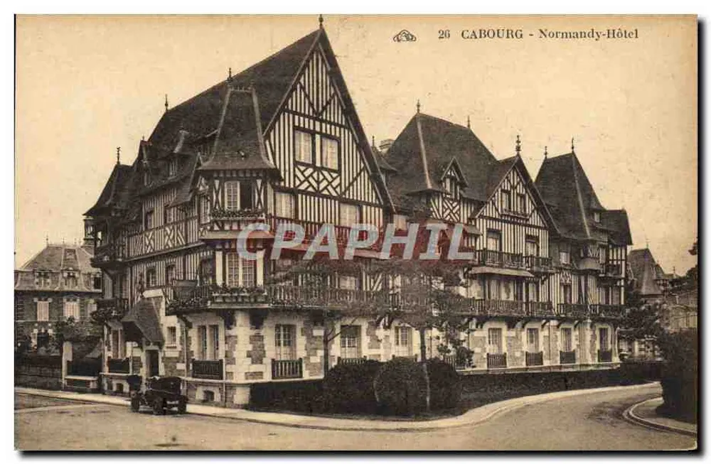 Cabourg - Normandia - Hotel — editor: 1re Atelier des Arts Photographiques, Strasbourg — n° 26 - Frente