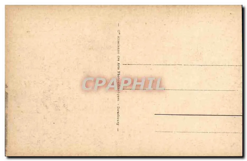 Cabourg - Normandia - Hotel — editor: 1re Atelier des Arts Photographiques, Strasbourg — n° 26 - Verso