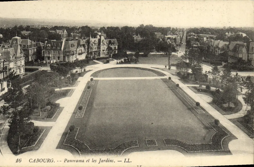 Cabourg — Panorama e os Jardins — I.L. — n°16 - Frente