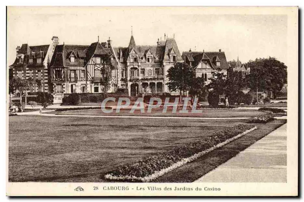 Cabourg - Die Villen der Casino-Gärten — n°28 - Vorderseite