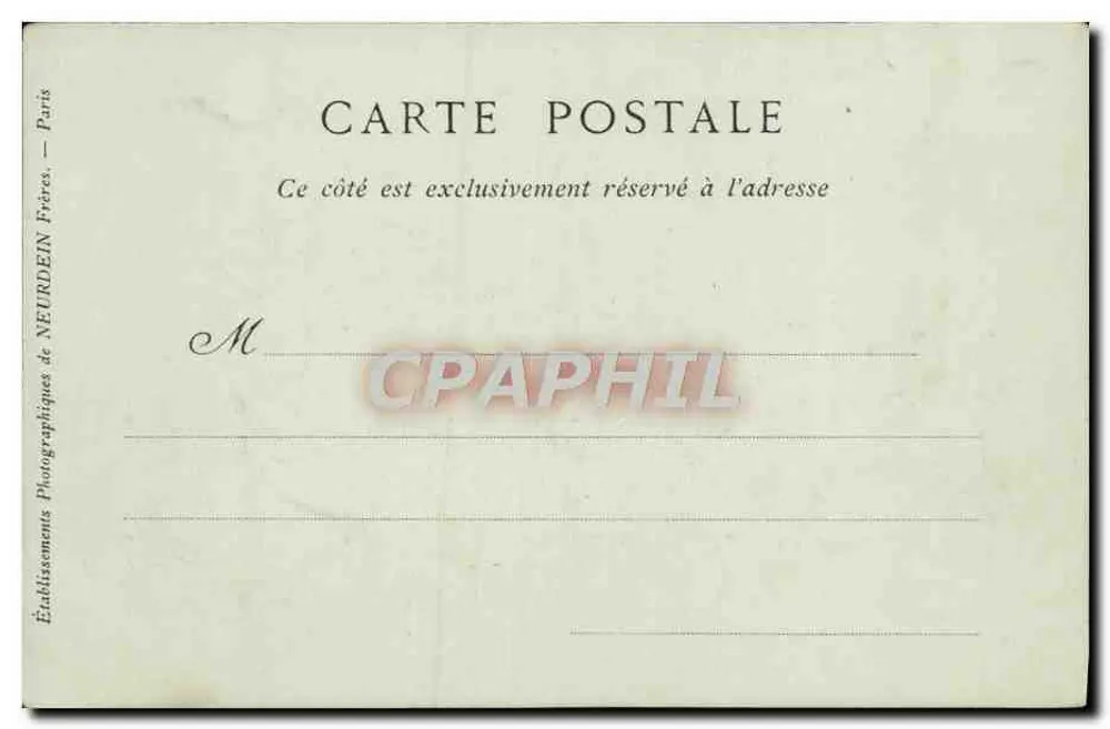 Cabourg — Die Chalets und die Rue de la Mer — Collections ND Phot - Rückseite