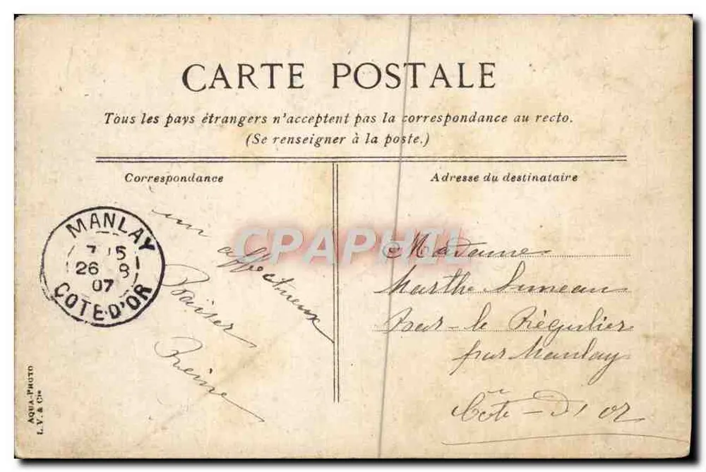 Cabourg - Häuser und Gärten des alten Cabourg — Verlag Cabourg, n°3 - Rückseite