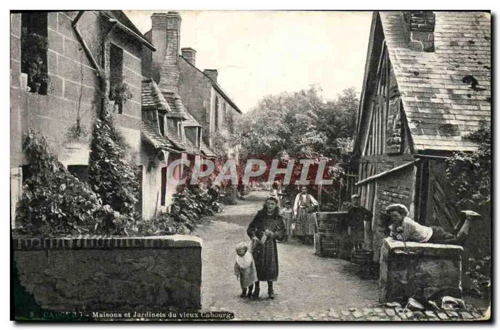 Cabourg — Häuser und Gärten des alten Cabourg — Verlag S. Cabourg - Vorderseite