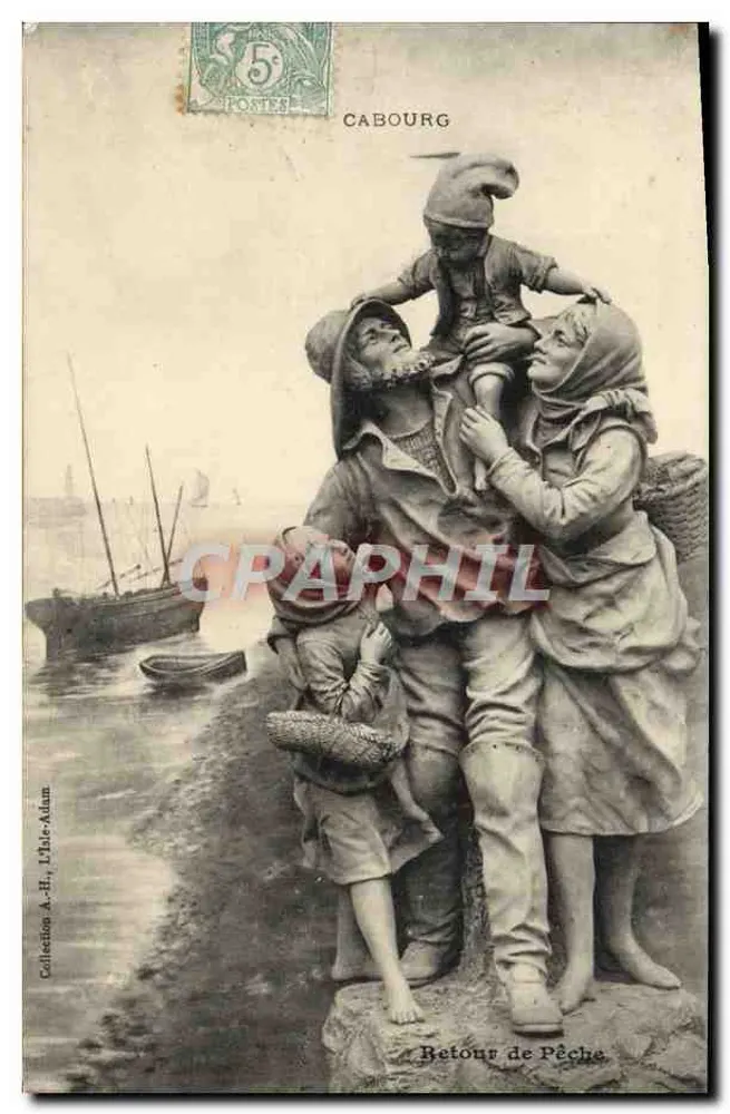 मछली पकड़ने के बाद के लौटना - कैबौर्ग - ले-एले-एडम - आगे