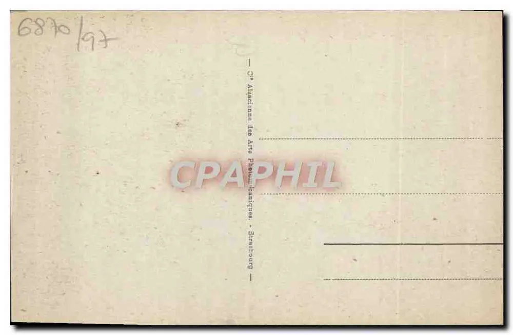 Cabourg - Boulevard des Anglais und das Grand Hotel — Verlag Cie Alsacienne des Arts Photographiques, Straßburg - Rückseite