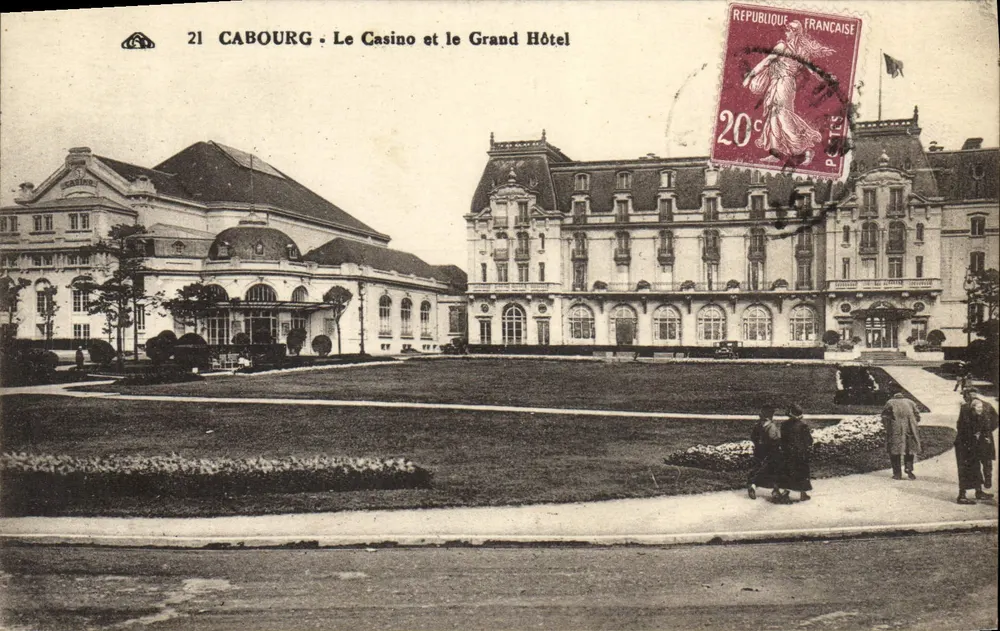 Cabourg — Das Casino und das Grand Hotel — Verlag 'CABOURG' Nr. 21 - Vorderseite
