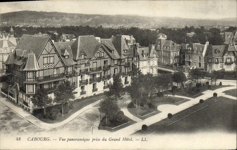 Cabourg — Panoramablick vom Grand Hotel — LL. — n°48 - Vorderseite