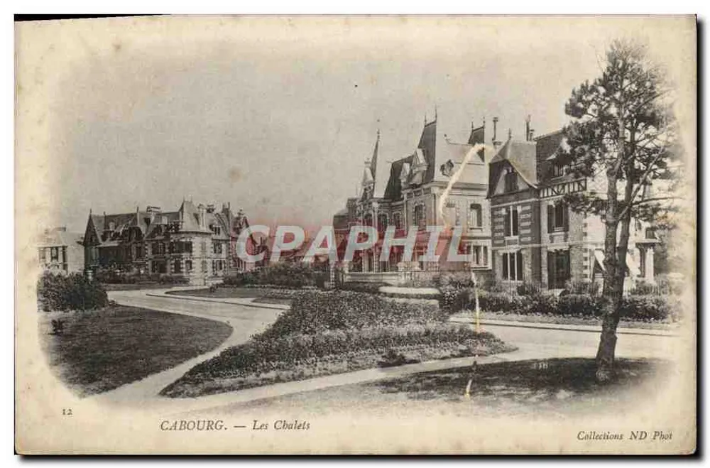 Cabourg — Os Chalets — Coleções ND Fot - Frente