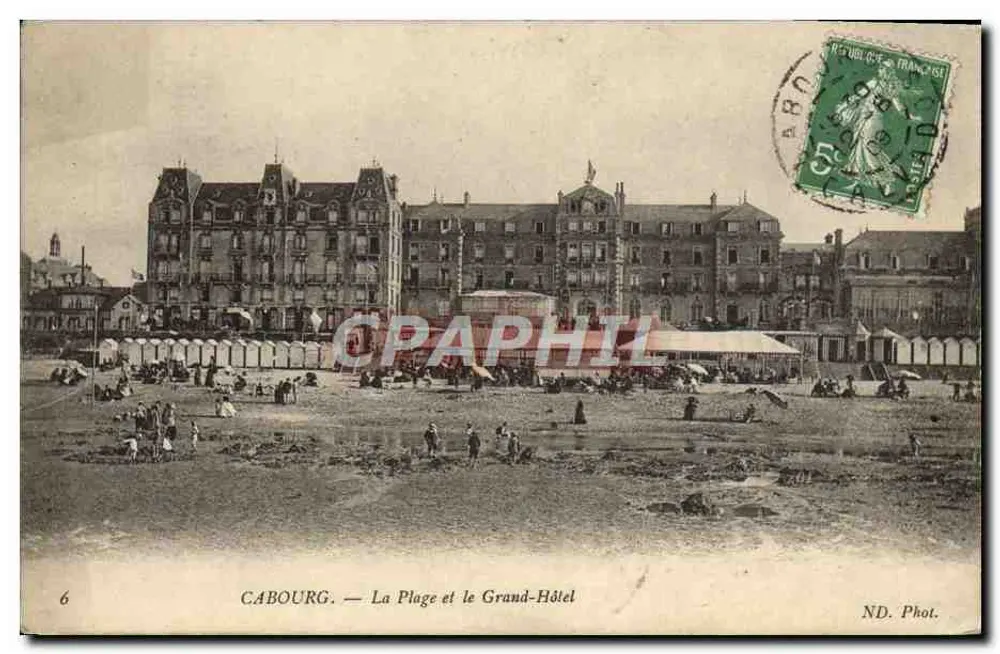 Cabourg — Die Strände und das Grand-Hôtel — ND. Foto. - Vorderseite