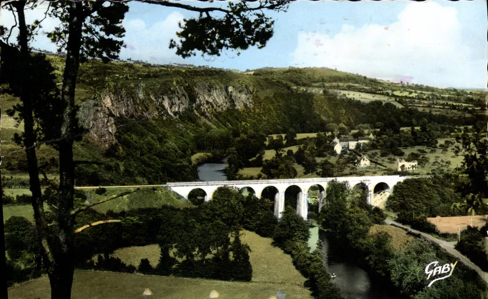 Le Viaduc et les Rochers des Parcs — Gaby — Éditions Gaby, Nantes - Recto