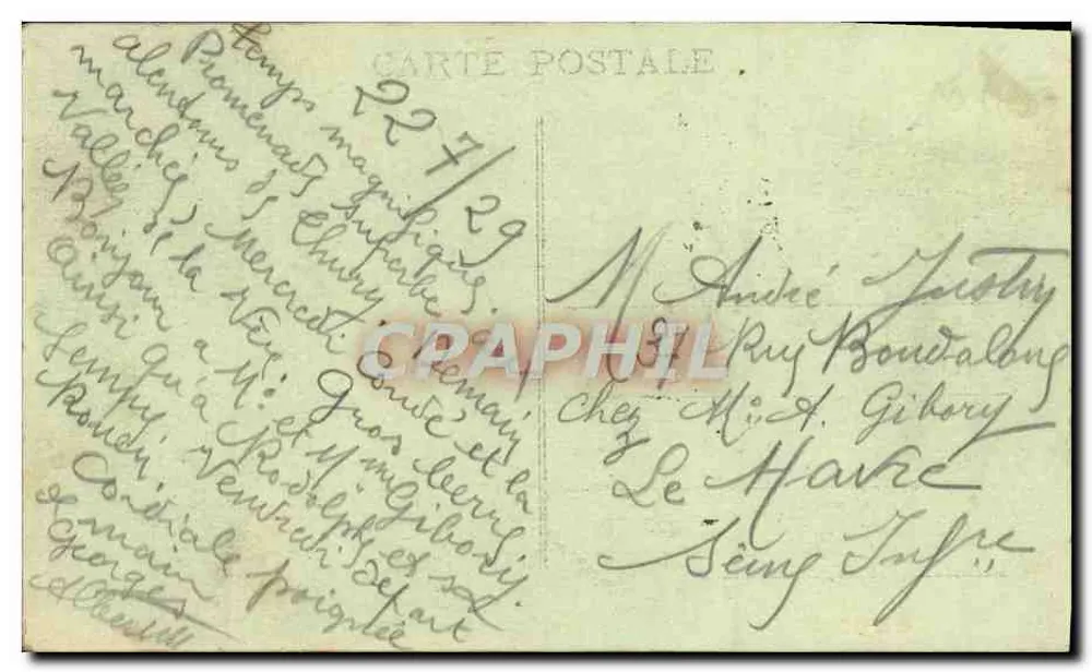 Clécy - Cantepie und der Zuckerhut — C. Jeanne, Verlag-Fotograf, Falaise - Rückseite