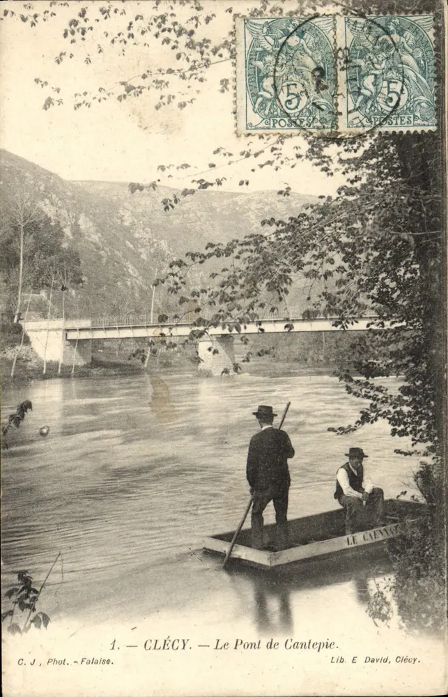 Clécy — O Ponte de Cantepie — C. J. Fotografia - Falaise - Frente