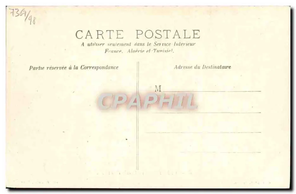 Clecy — As Margens do Orne — Lib. E. David, Clecy - Verso