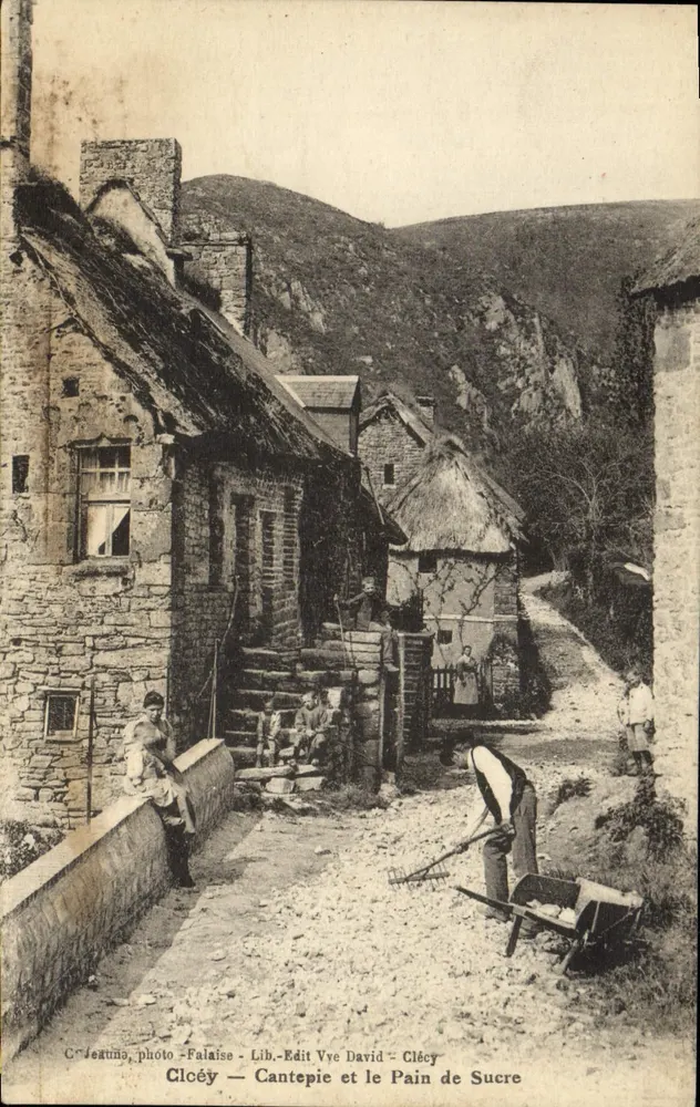 Cantepie und der Zuckerhut — Clécy — photo Palaise, edit Vye David - Vorderseite