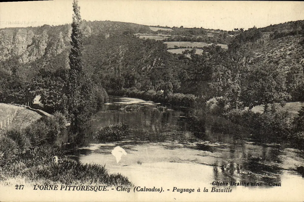 L'Orne pittoresque - Clecy (Calvados) - Paisagem à Batalha - Frente