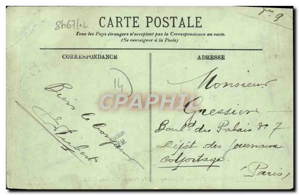 A Orne pitoresca — Chinchamps — O Ponte do Coudray — LL. — Cliché Destiné - Verso