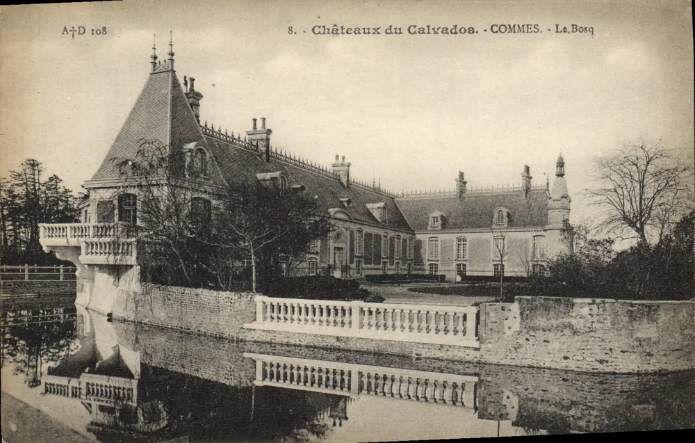 Castelos do Calvados - COMMES - Le Bosq — A+D 108 - Frente