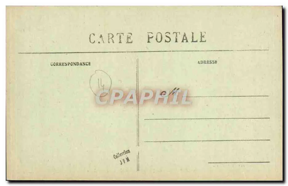 Umgebung von PALAISE — Château de la Tour — C. Jeanne, Verleger-Fotograf Palaise - Rückseite