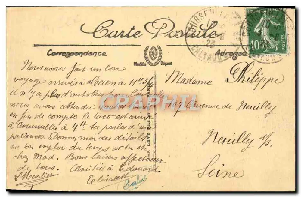 Courseulles-sur-Mer — As duas Docas — LL. - Verso