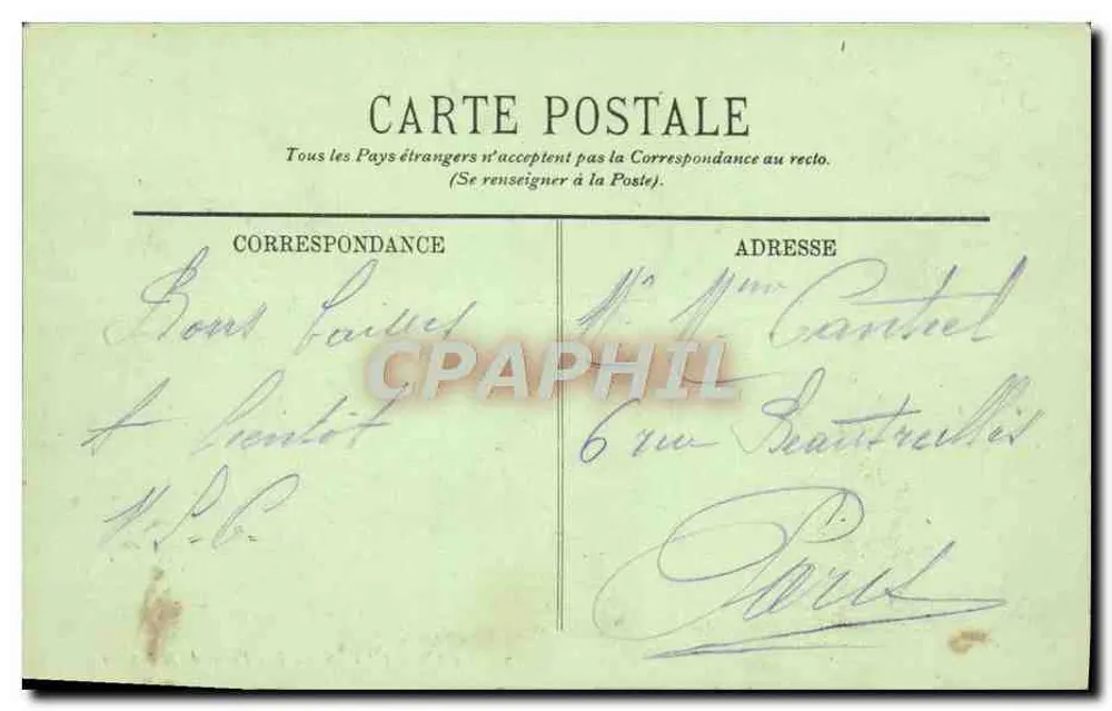 COURSEULLES — Os Margens da Seulles na Percherie — LL - Verso