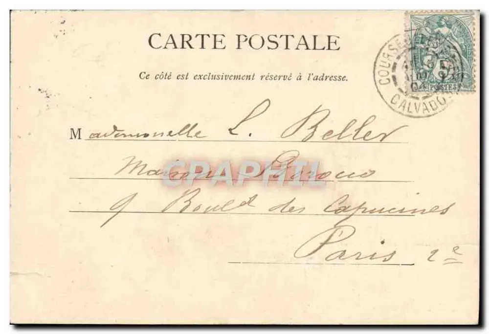 Coursoules-Sur-Mer — o Portinho — E. David, Editor, n°15457 - Verso