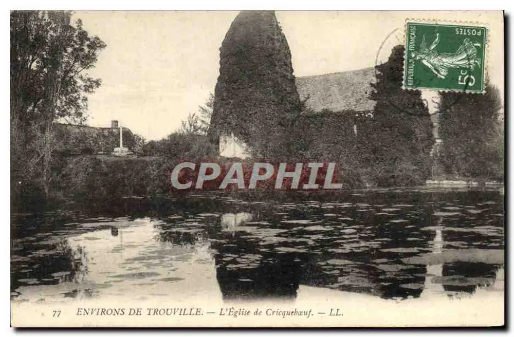 Umgebung von Trouville — Die Kirche von Cricquebœuf — LL - Vorderseite