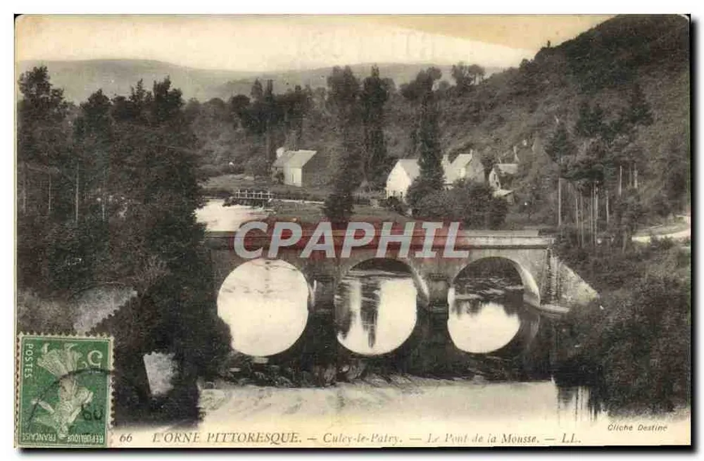 L'Orne pittoresca — Culey-le-Patry — Il Ponte della Mousse — LL - Recto