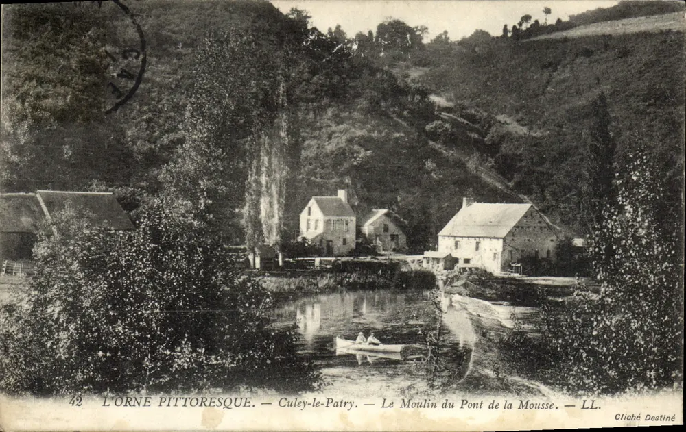 Die malerische Orne — Culey-le-Patry — Die Mühle am Mousse-Brücke — LL. - Vorderseite