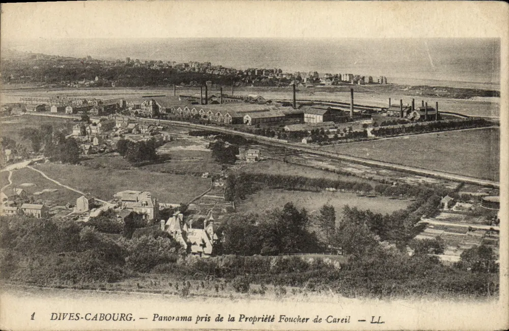 Dives-Cabourg — Panorama vom Gut Foucher de Careil — LL - Vorderseite
