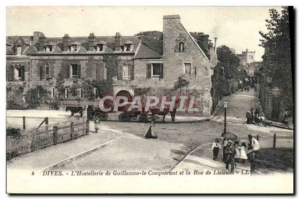 Dives - Die Hostellerie des Wilhelm der Eroberer und die Straße Lisièule - LL - Vorderseite