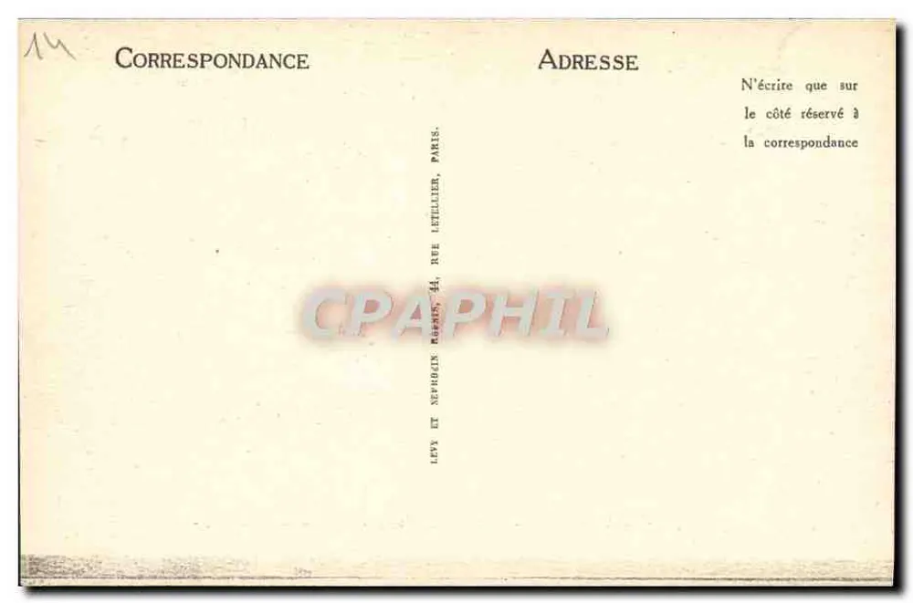 Dives - Die Hostellerie des Wilhelm der Eroberer und die Straße Lisièule - LL - Rückseite