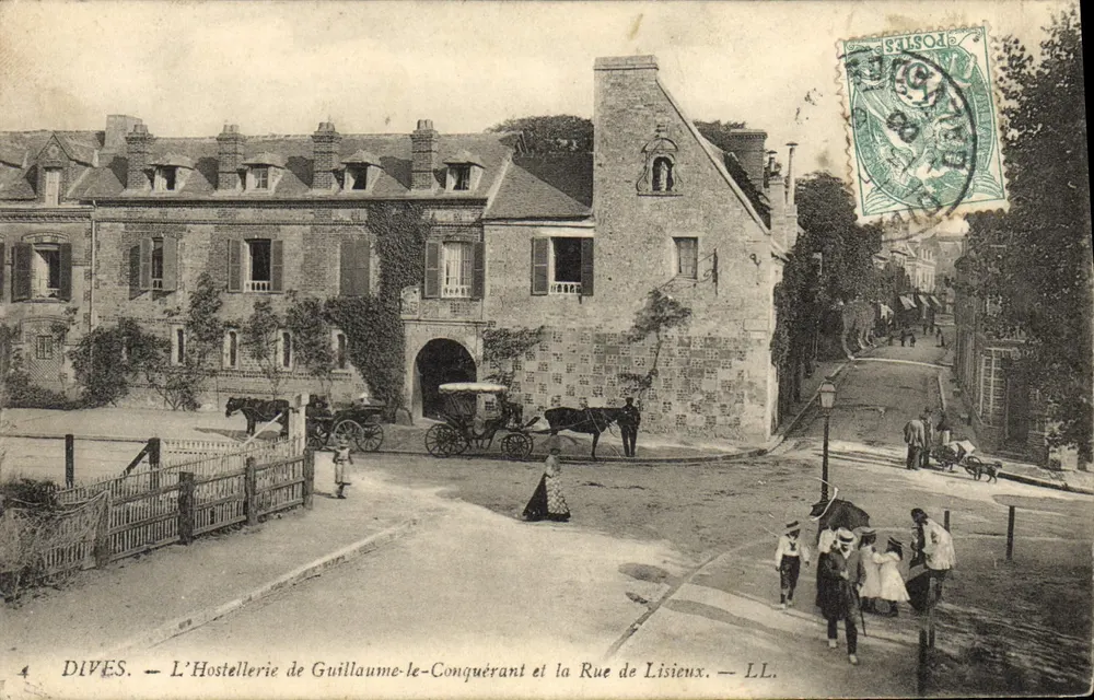 Dives — L'Hostellerie de Guillaume-le-Conquérant und die Rue de Lisieux — LL. - Vorderseite