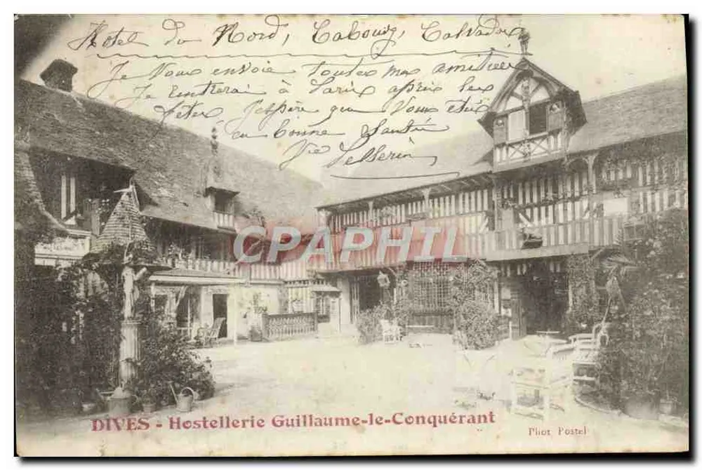 Dives - Hôtellerie Guillaume-le-Conquérant — éditeur Phior Postel, n° de série non visible - Frente