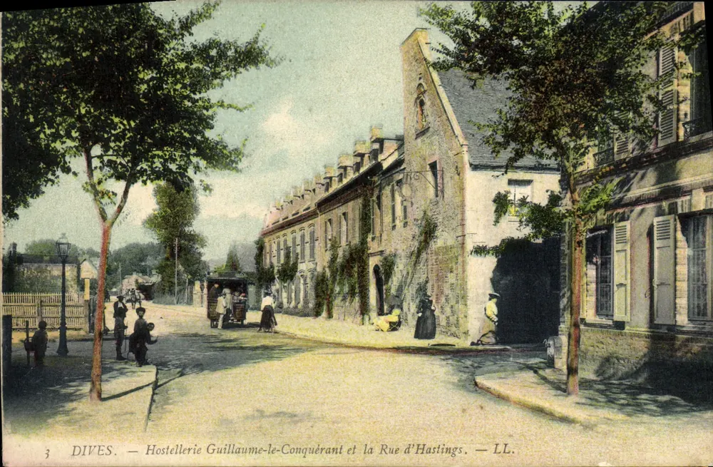 Dives — Hostellerie Guillaume-le-Conquérant und Rue d'Hastings — LL. - Vorderseite