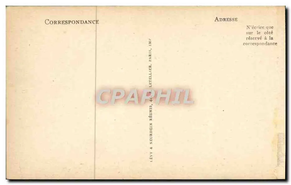 Dives — Die Hostellerie des Wilhelm der Eroberer und die Rue de Liseux — Lévy & Neurdein Réunis, Imp. - Rückseite