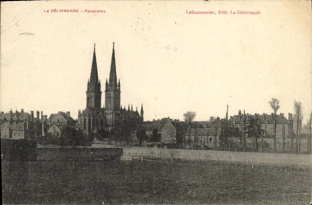 La DÉLIVRANDE - Panorama — éditeur Lefauconnier, Edit. La Délivrande - Vorderseite