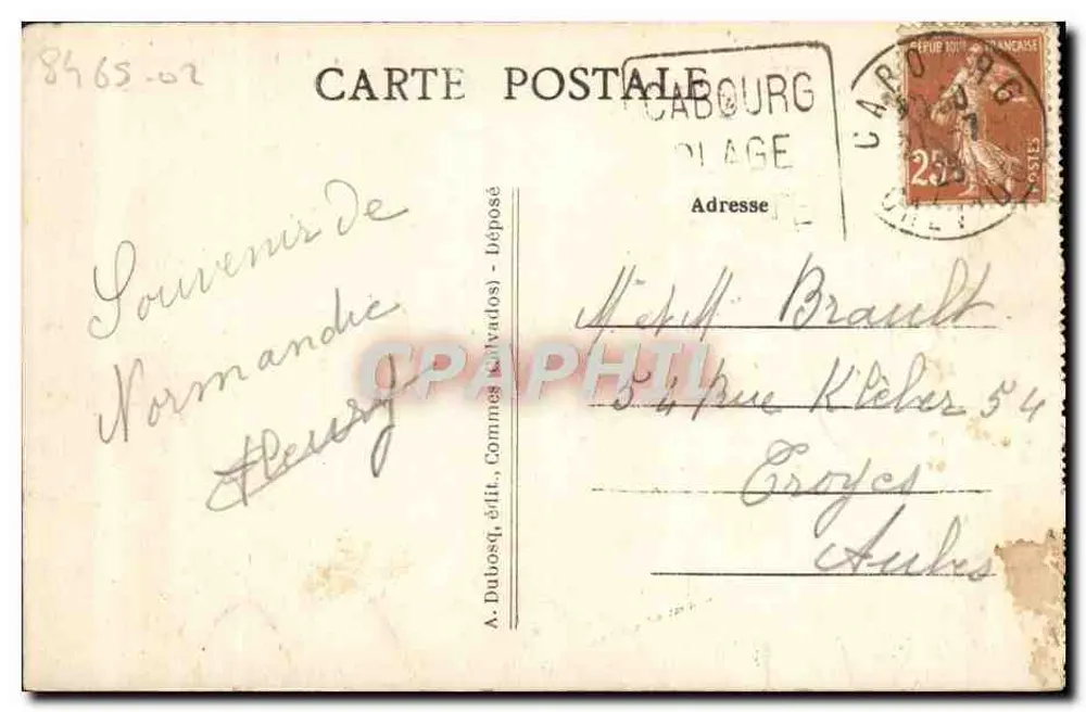 La Délivrande — Panorama — A+D 257 - Verso