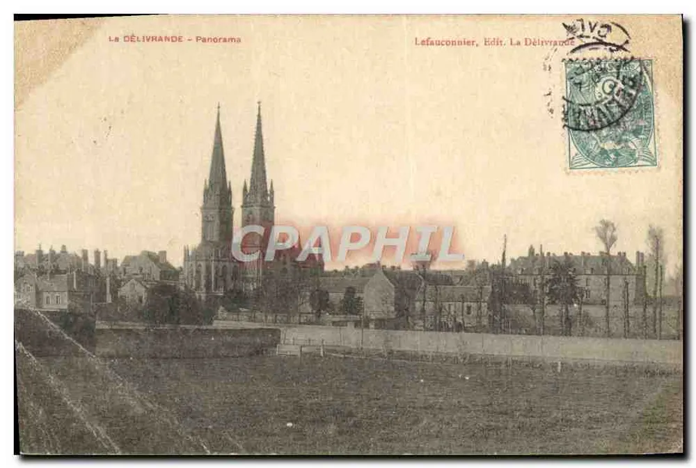 La DÉLIVRANDE - Panorama — éditeur Lefauconnier, Edit. La Délivrande - Vorderseite