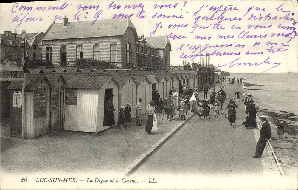 Luc-sur-Mer — Die Digue und das Casino — LL. n°26 - Vorderseite