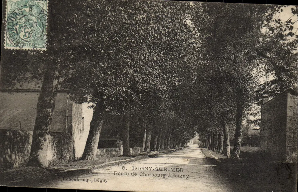 Rodovia de Cherbourg a Isigny-sur-Mer — Isigny-sur-Mer — Renouh imp., Isigny - Frente