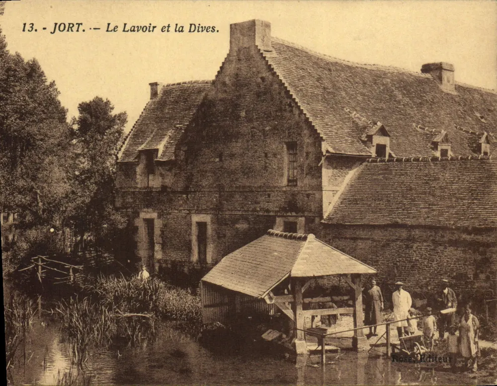 JORT — Le Lavoir et la Dives — Roses Éditeur - Recto