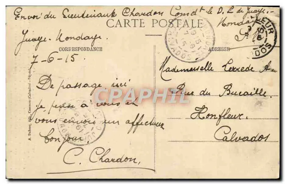 Mondaye (Calvados) - A Assunção - Capela da Virgem - obra de Melchior Verly (1742) - Verso
