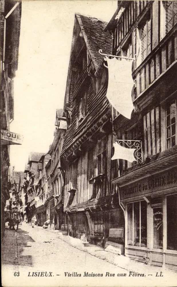 Lisieux — Alte Häuser auf der Rue aux Fevres — LL - Vorderseite