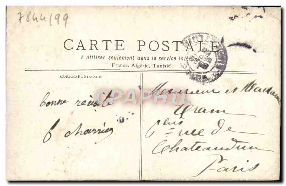 Vista da Touques (Lisieux) — M.S. & Cie - Verso
