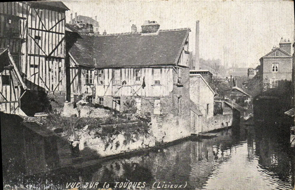 Vista da Touques (Lisieux) — editor não identificado, número de série não visível - Frente