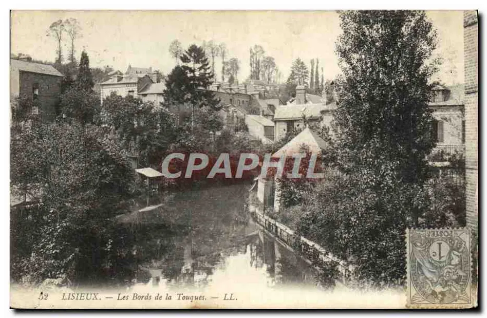 Lisieux — Brzegi rzeki Touques — LL. — N°52 - Awers