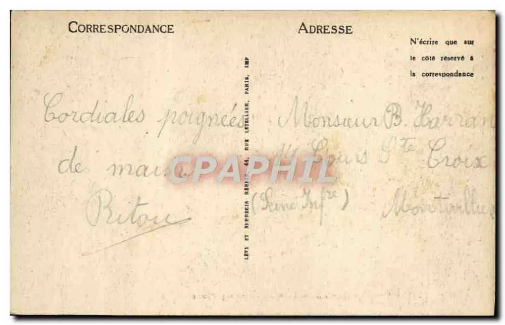 Lisieux — Les Bords de la Touques au Camp-Franc — LL - Rückseite